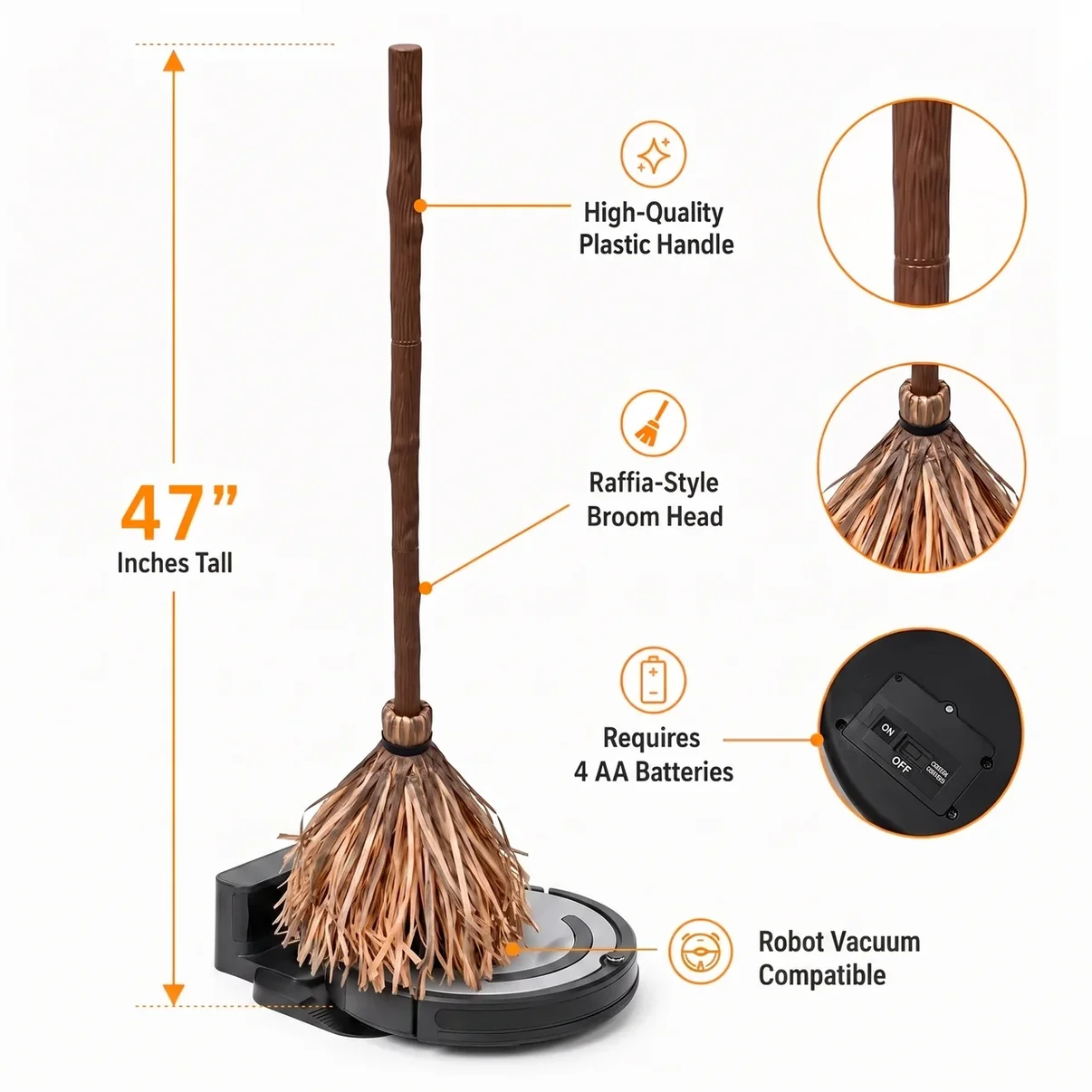 Self-Moving Enchanted Broom