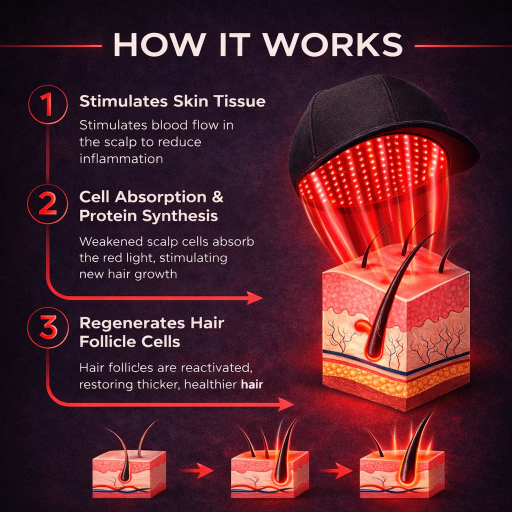 Red Light Therapy Cap